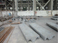 High Cr-Mo Alloy Steel Casting SAG Mill Liners For Cement Mill
