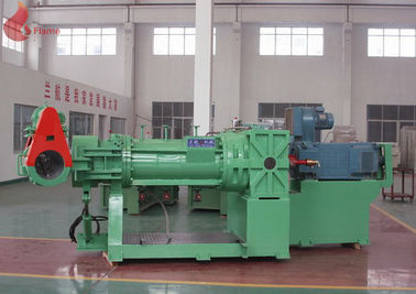 Green 132 Kw Rubber Strainer machine With Electrical Control Cabinet