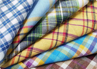 Plaid Home Textile Corduroy Cloth Yarn Dyed Cotton Fabric 100-120gsm