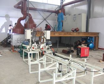 500KG Combined Industrial Melting Furnace 55kw for copper rod casting system