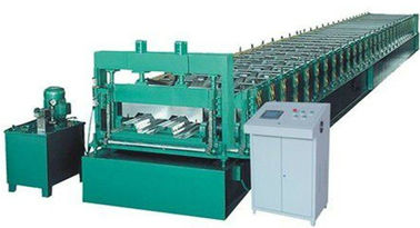 3-phase 60Hz Metal Deck Roll Forming Machine 15kw With Electric Control Cabinet