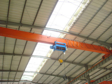 Steel Structure Electric Hoist Single Girder Crane , 1 Ton Single Beam Overhead Crane