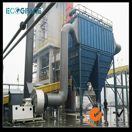 25 Tons Melting Furnace Industrial Dust Collector , Dust Collection Units in Blue