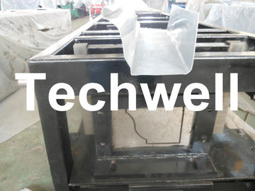 5", 6", 7", 8" Custom Portable Gutter Roll Forming Machine With 43ft. Per Minute Speed