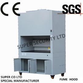 Ip 20 Class i Lab Laminar Chemical Fume Hoods With 5mm Glass Window Electrical Controlled Glass
