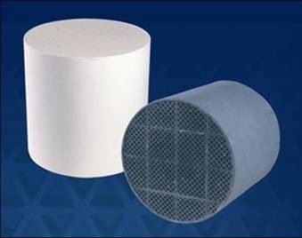 Catalytic Converter Diesel Particulate Filter Wall Flow , ceramic carrier