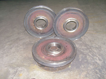 Alloy Steel Cast Steel Pulley / Single Sheave For Crane , Ship Crane Parts