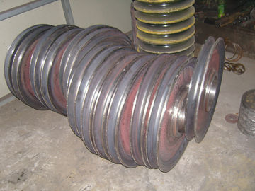 Alloy Steel Cast Steel Pulley / Single Sheave For Crane , Ship Crane Parts