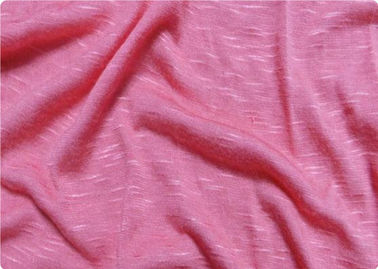 Pink / White Viscose Fabric Furniture Upholstery Fabric For Sportswear