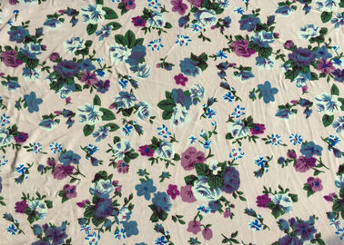 Professional Viscose Rayon Fabric Floral Apparel Fabric 118D+20D